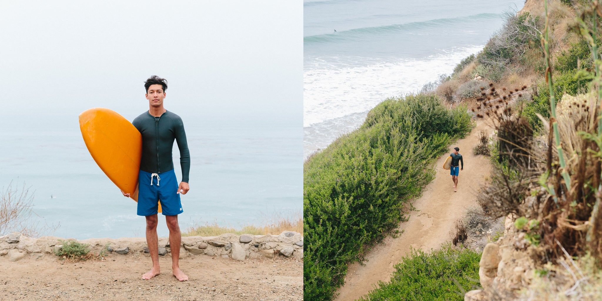 Surfer à Los Angeles par Sean Marin avec Bather