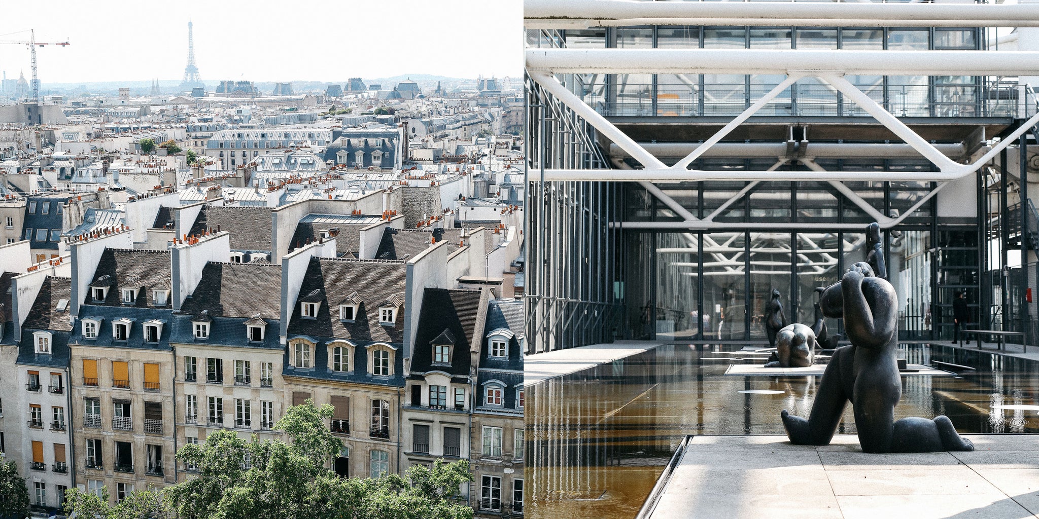 Vista de la ciudad de París y museo por Nicole Breanne