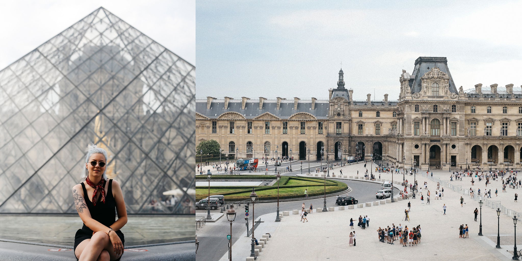 Le Louvre à Paris par Nicole Breanne pour Bather