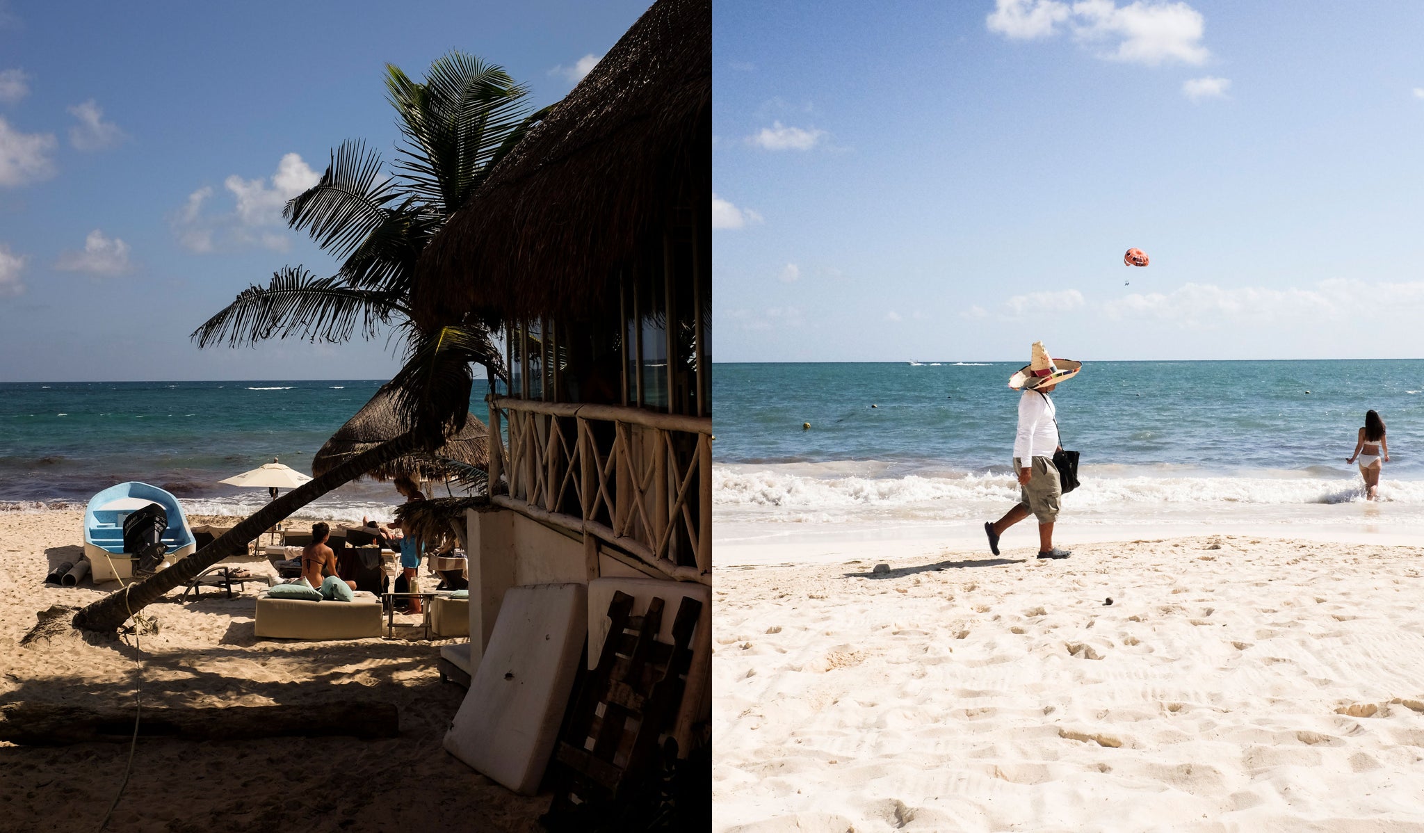 Playas de México: excelentes aventuras de Bather y Kyle Kaminsky