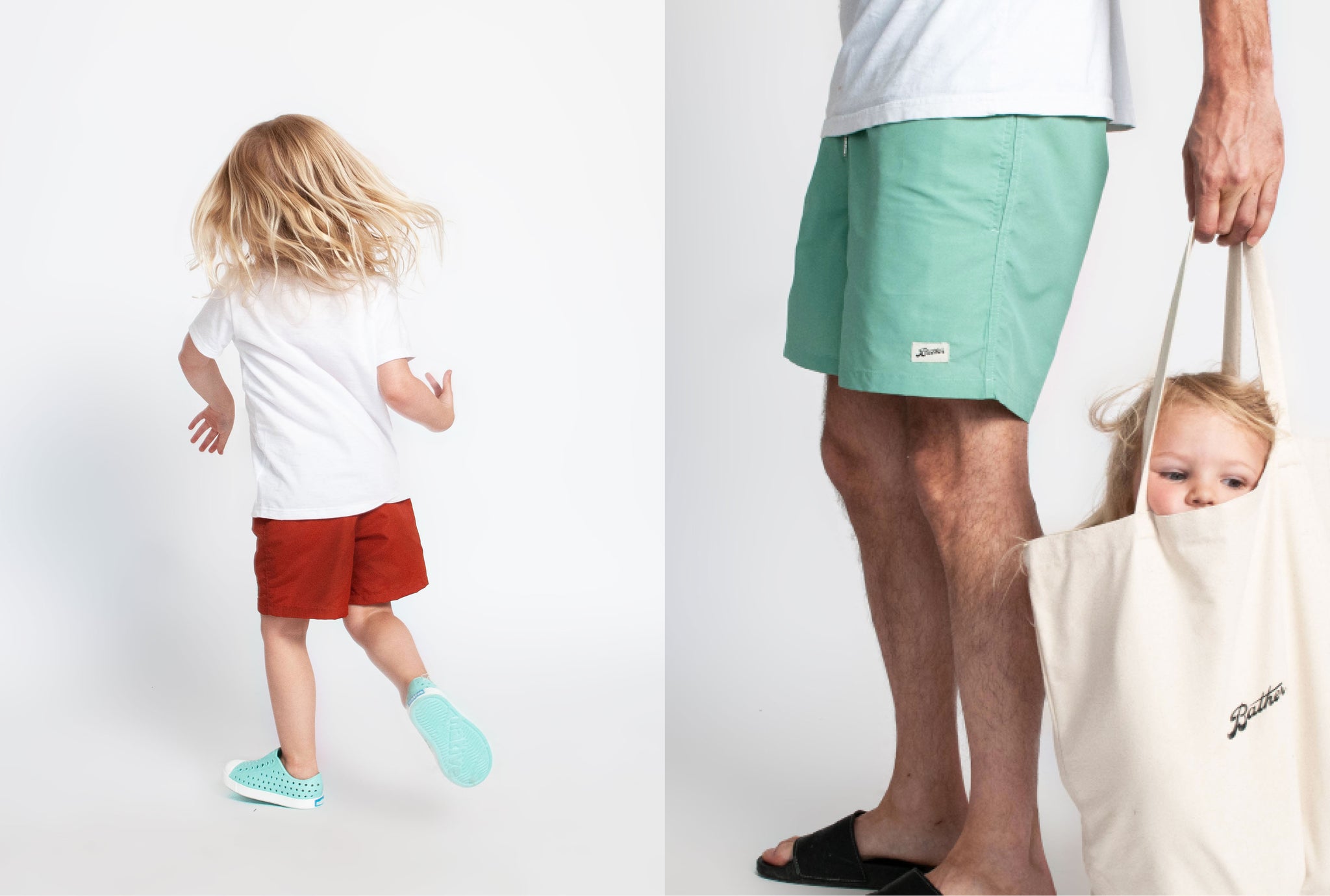 Bather Kids Solid Swim Trunks