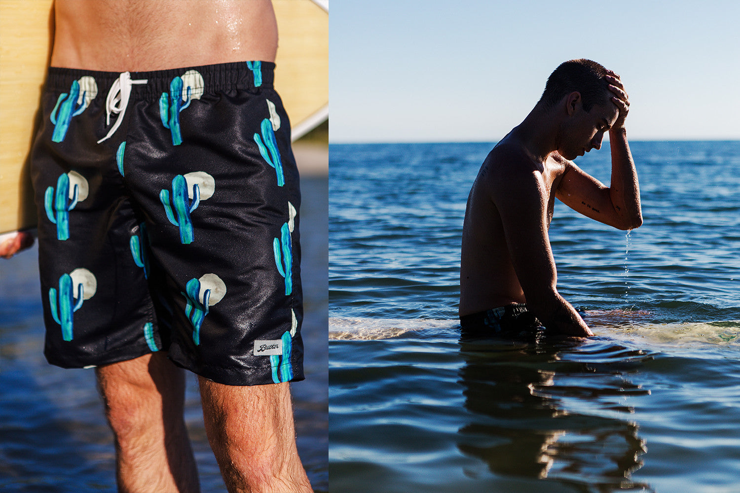 Swim trunk for men by Bather