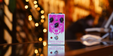EarthQuaker Devices Special Cranker Overdrive Effect Pedal, Russo Music Exclusive Pink on Silver