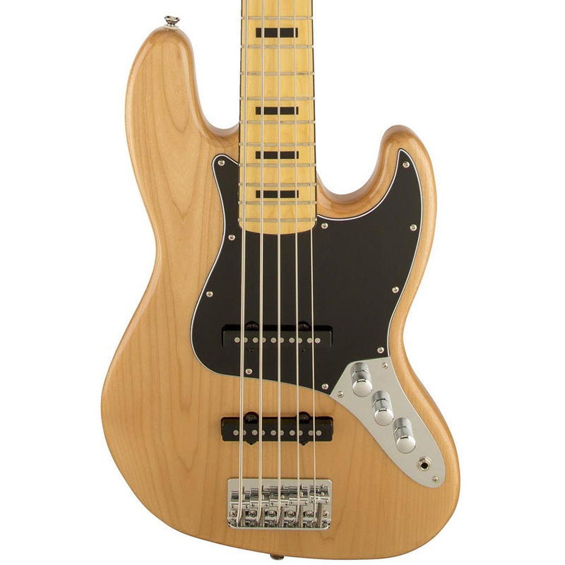 Squier Vintage Modified Jazz Bass V - Maple - Natural