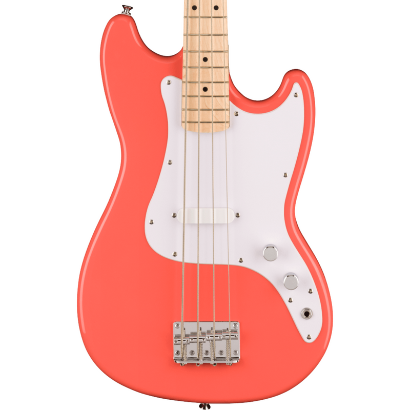 Squier Sonic Bronco Bass, Maple Fingerboard, White
