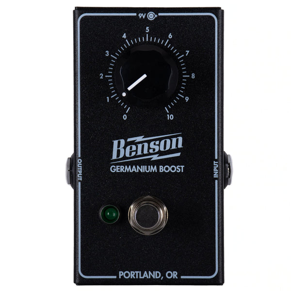 Benson Limited Edition Germanium Boost, Studio Black