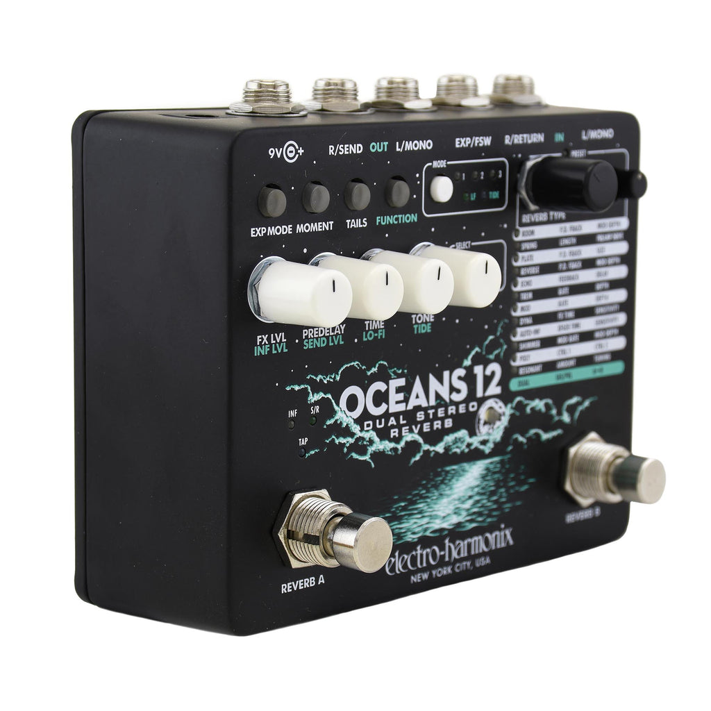 Electro Harmonix エレクトロハーモニクス リバーブ OCEANS12 [Dual Stereo Reverb] 通販 