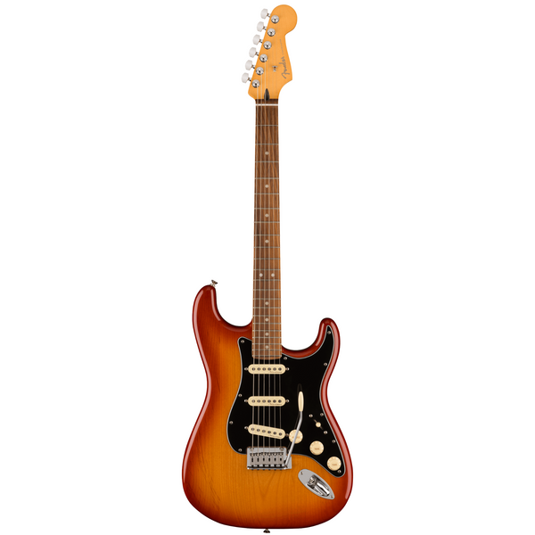 Fender Player Plus Stratocaster Electric Guitar, Pau Ferro, Sienna Sun