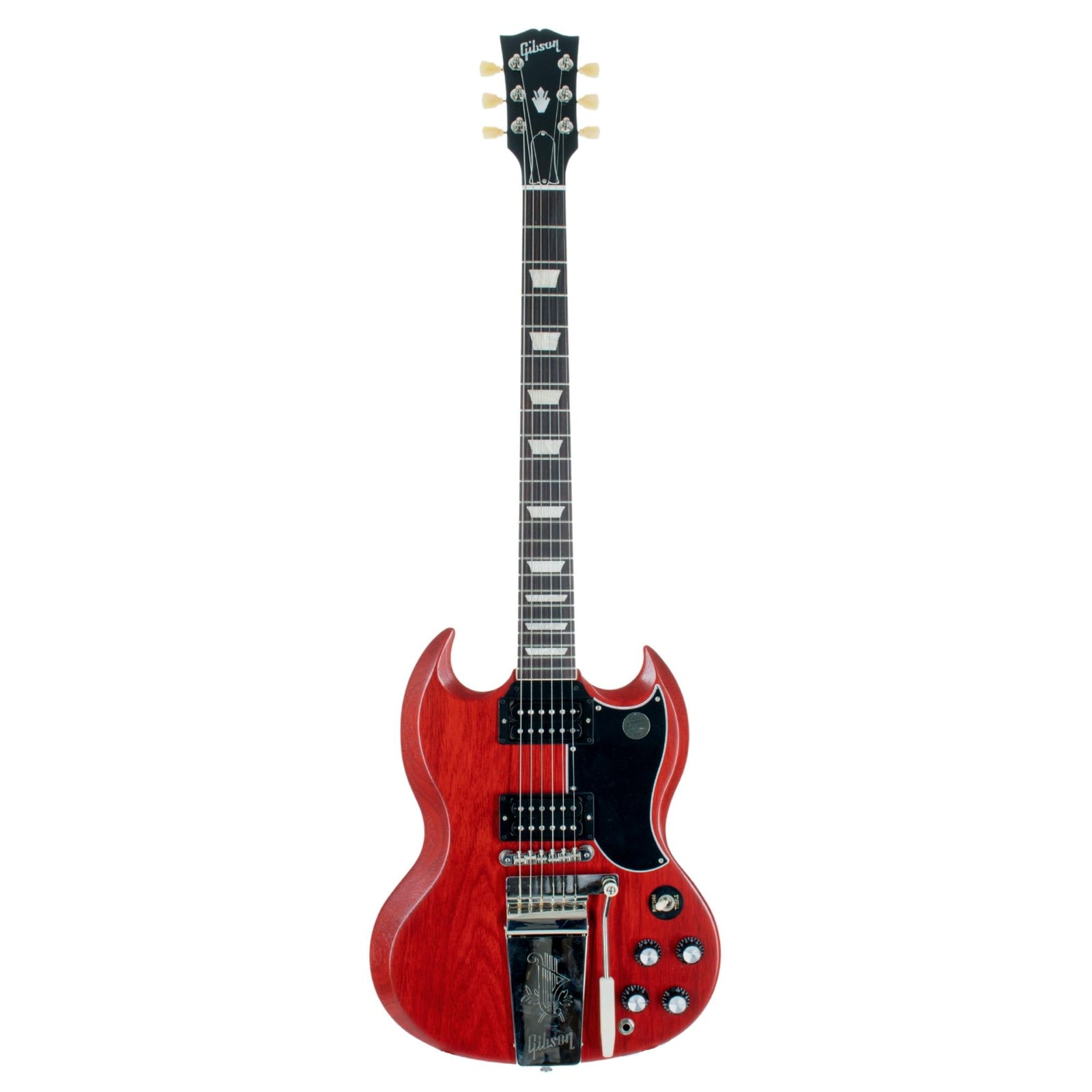 Gibson Sg Standard 61 Faded Maestro Vibrola Vintage Cherry Electric