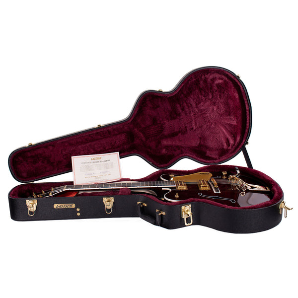 Gretsch G6122TG Players Edition Country Gentleman Hollow Body Electric  Guitar, Ebony, Walnut Stain