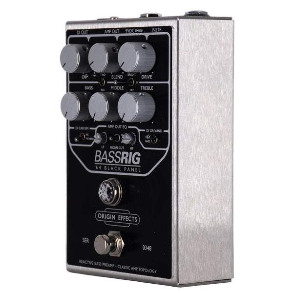 Origin Effects BassRig '64 Black Panel Bass Preamp Pedal