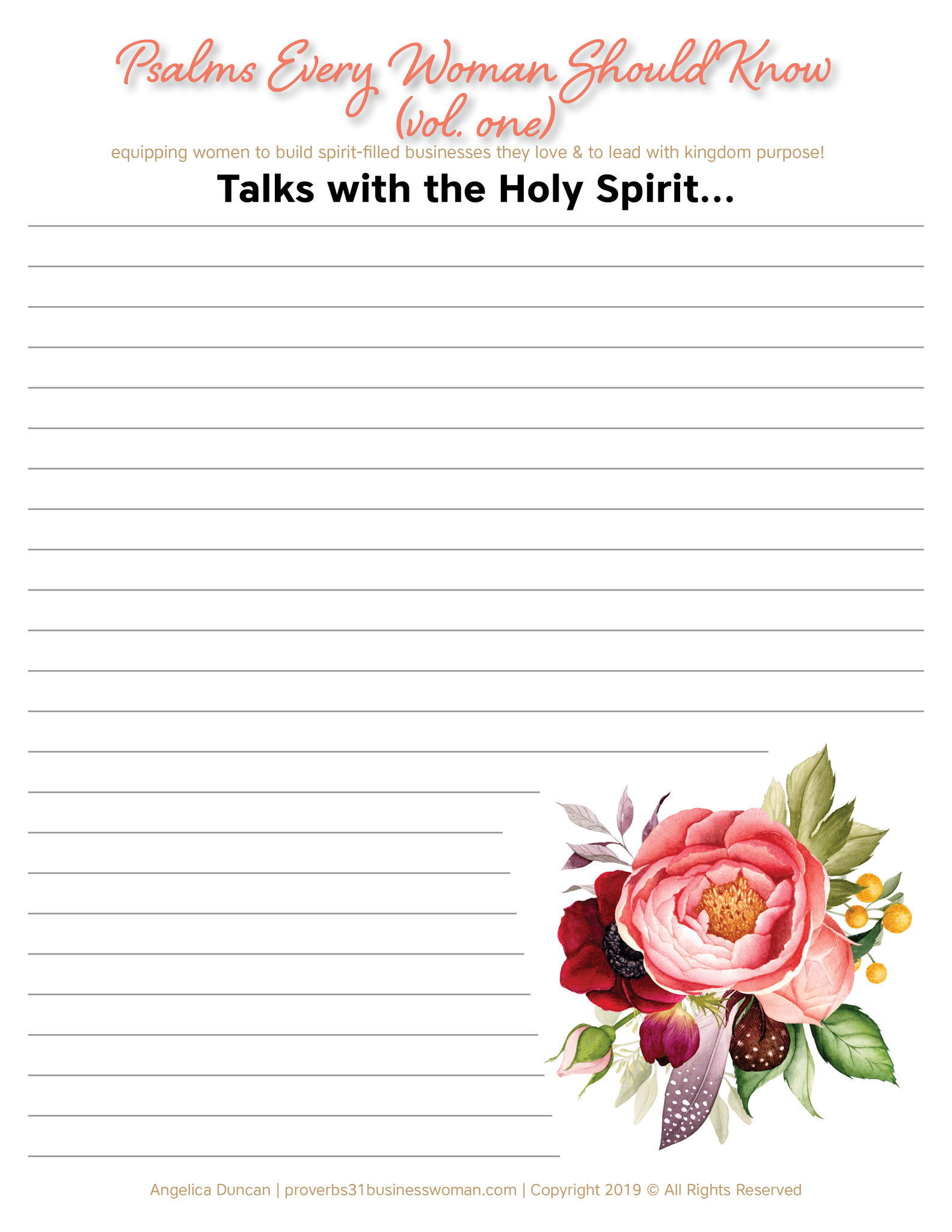Psalms Every Woman Should Know Mini-Bible Study – Angelica // P31 ...