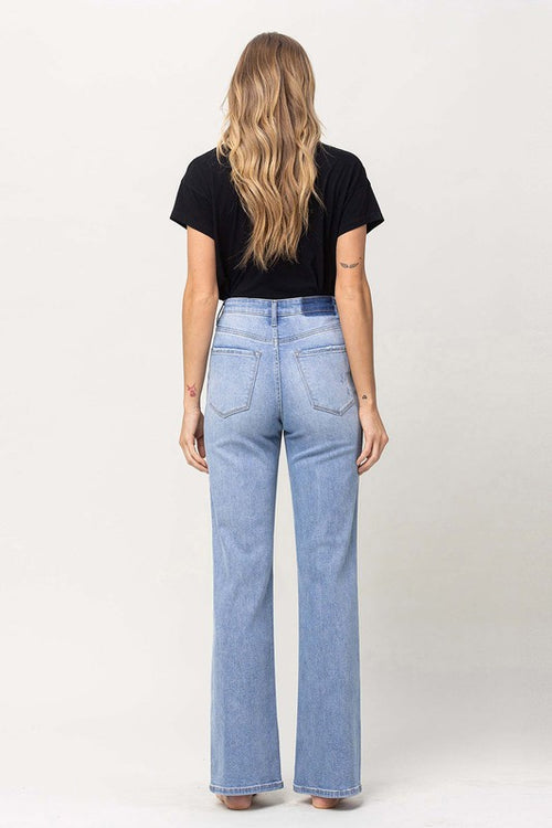 Carli High Rise Super Flare Jeans- Rose