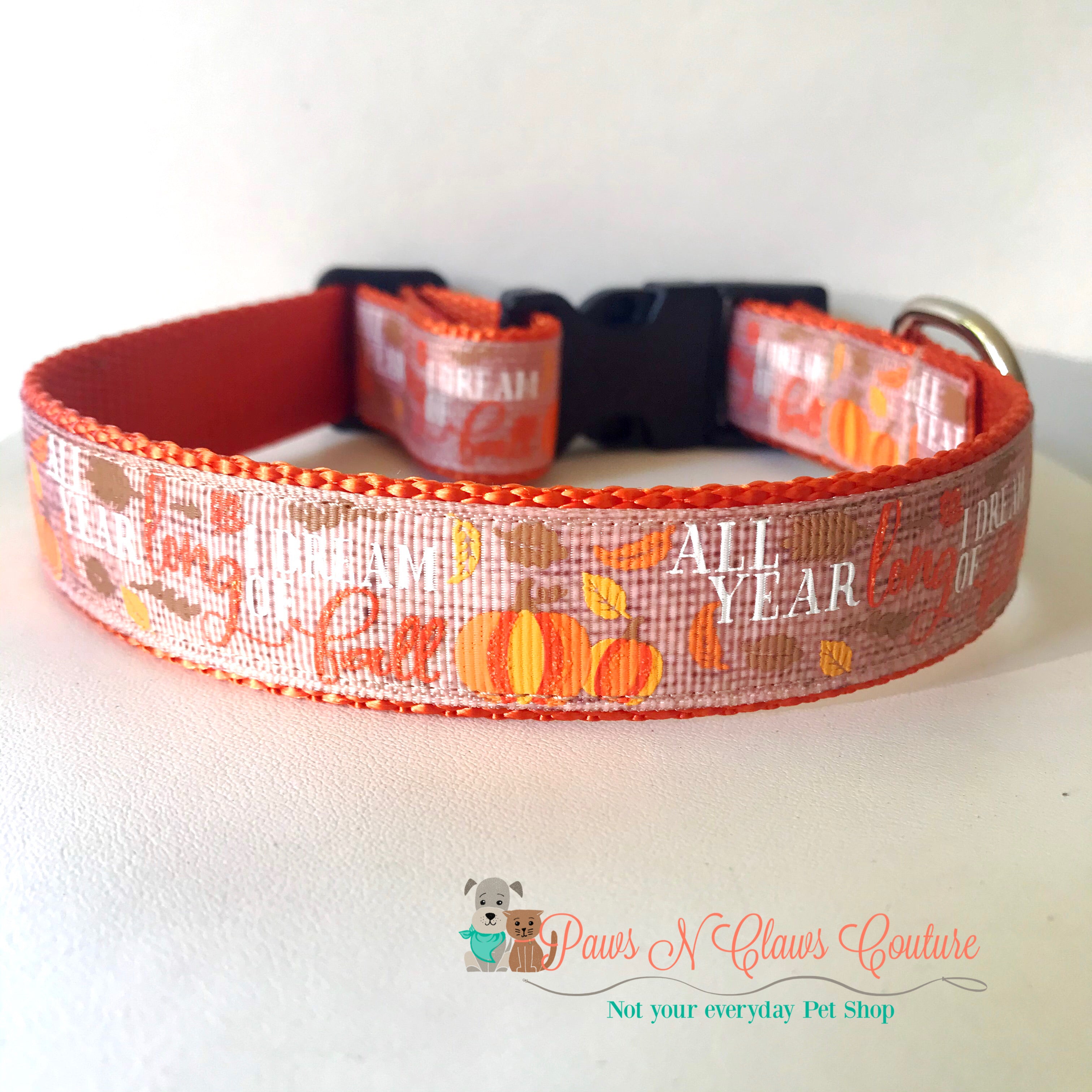 fall dog collar