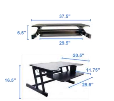 Rocelco DADR Dimensions