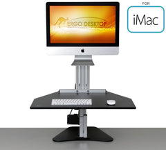 Ergo Desktop Electric MyMac Kangaroo Pro Standing Desk front view