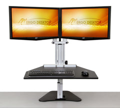 Ergo Desktop Kangaroo Elite Standing Desk front view