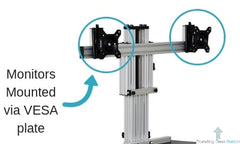 Ergo Desktop Kangaroo Elite VESA Monitor Mounts