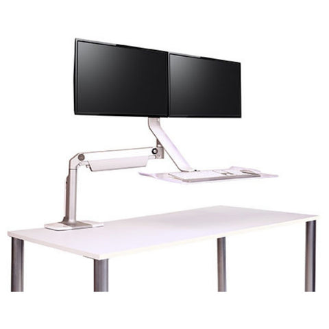 Humanscale Quickstand Lite - Floating Arm Standing Desk Converter