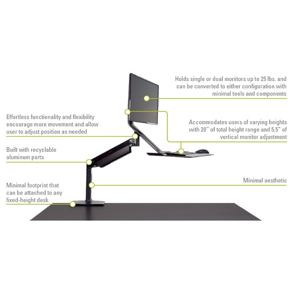 Humanscale Quickstand Lite Parts