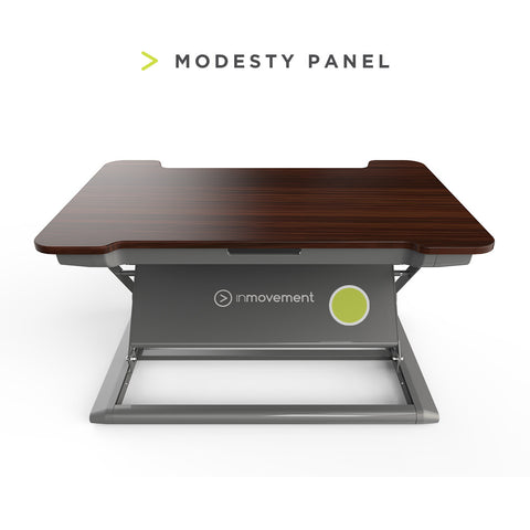 InMovement Standing Desk Converter DT20 modesty panel