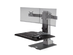 Innovative Winston E Dual Monitor sit stand Workstation