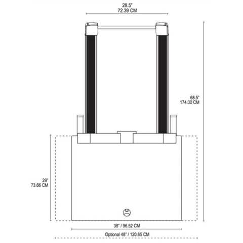 Lifespan TR1200 DT5 Dimension