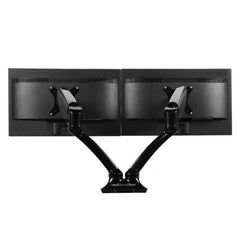 Loctek D5D Dual Monitor Mount from the back