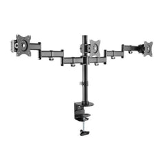 Rocelco DM3 Triple Monitor Arm empty facing right