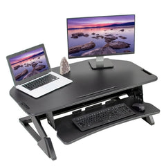 VIVO DESK-V000LC 41" Premium Corner Standing Desk Converter