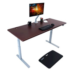 iMovR Lander Desk with 1 monitor facing right