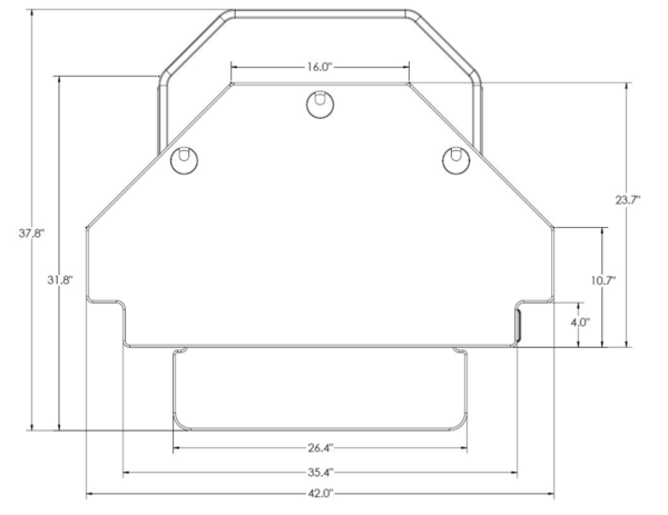 iMovR Ziplift+ Corner Dimensions