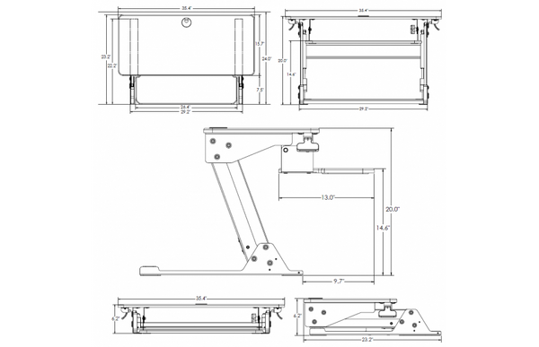 iMovR Ziplift Patriot Dimensional Illustration