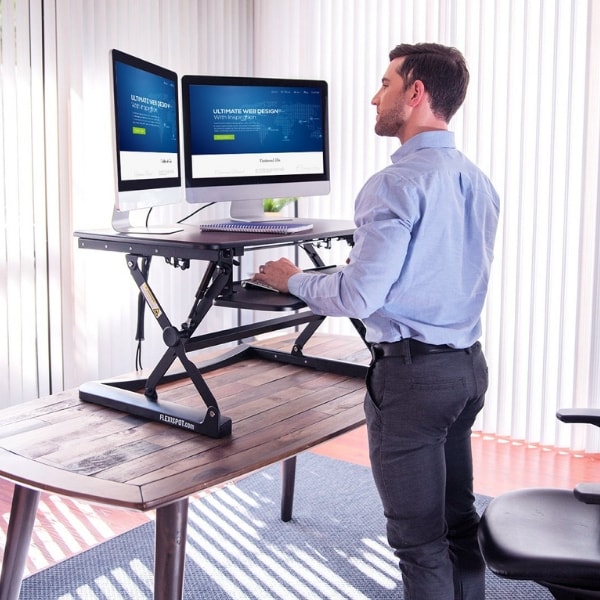 flexispot standing desk converter reviews