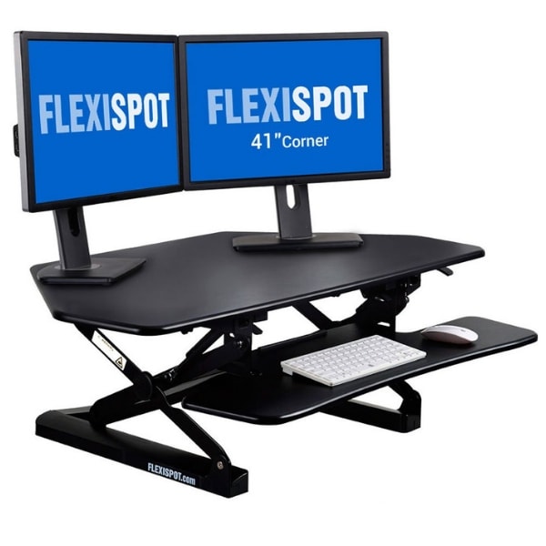 FLEXISPOT STANDING DESK CONVERTER 27-INCHES (M8-BLACK)