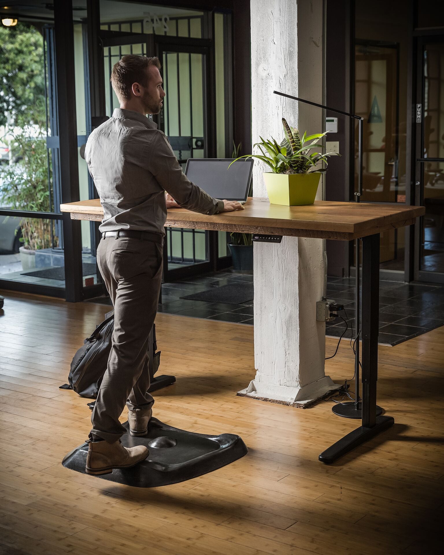 Ergodriven Topo Mat Standing Desk Anti Fatigue Mat Standing Desk