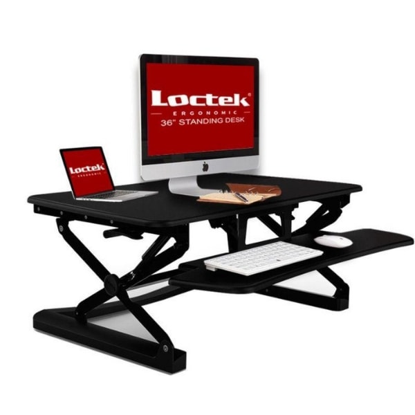 Loctek Lx36 Sit Stand Desktop Workstation Standing Desk Nation