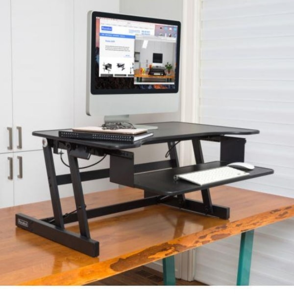 Rocelco Adr Sit To Stand Desktop Converter Standing Desk Nation