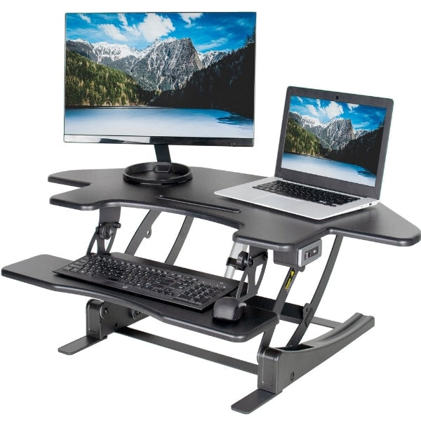 Vivo Desk V000vce 43 Electric Corner Standing Desk Riser