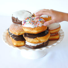 Donuts for donut birthday cake