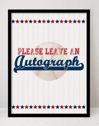 Autograph sign