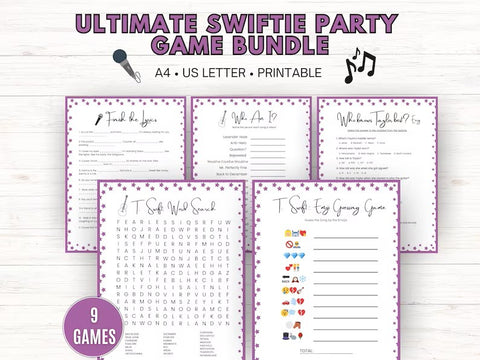 Taylor Swift Birthday Party Games