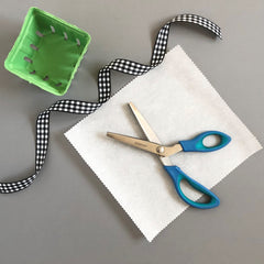 berry basket with wax paper