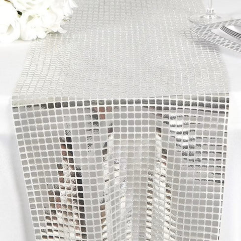 Disco ball table runner for Taylor Swift Birthday Party