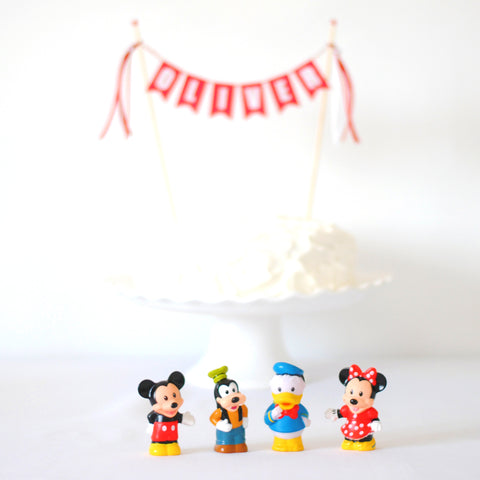 Minnie Mouse Cake Topper (PERSONALIZED)
