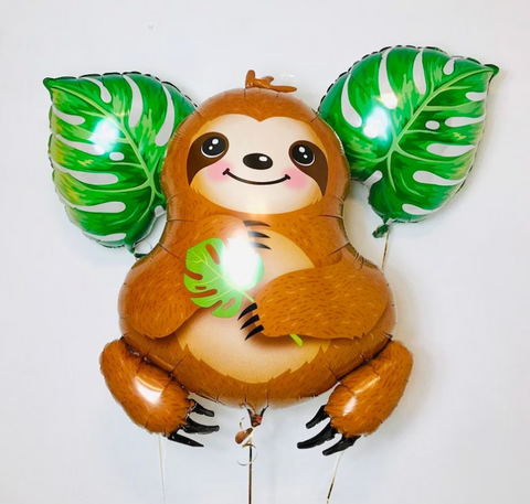 Sloth balloon for easy sloth birthday party by Girly Gifts