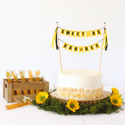 Sweet as can BEE cake | cake topper by Avalon Sunshine