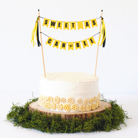 SWEET AS CAN BEE cake topper | cake topper by Avalon Sunshine