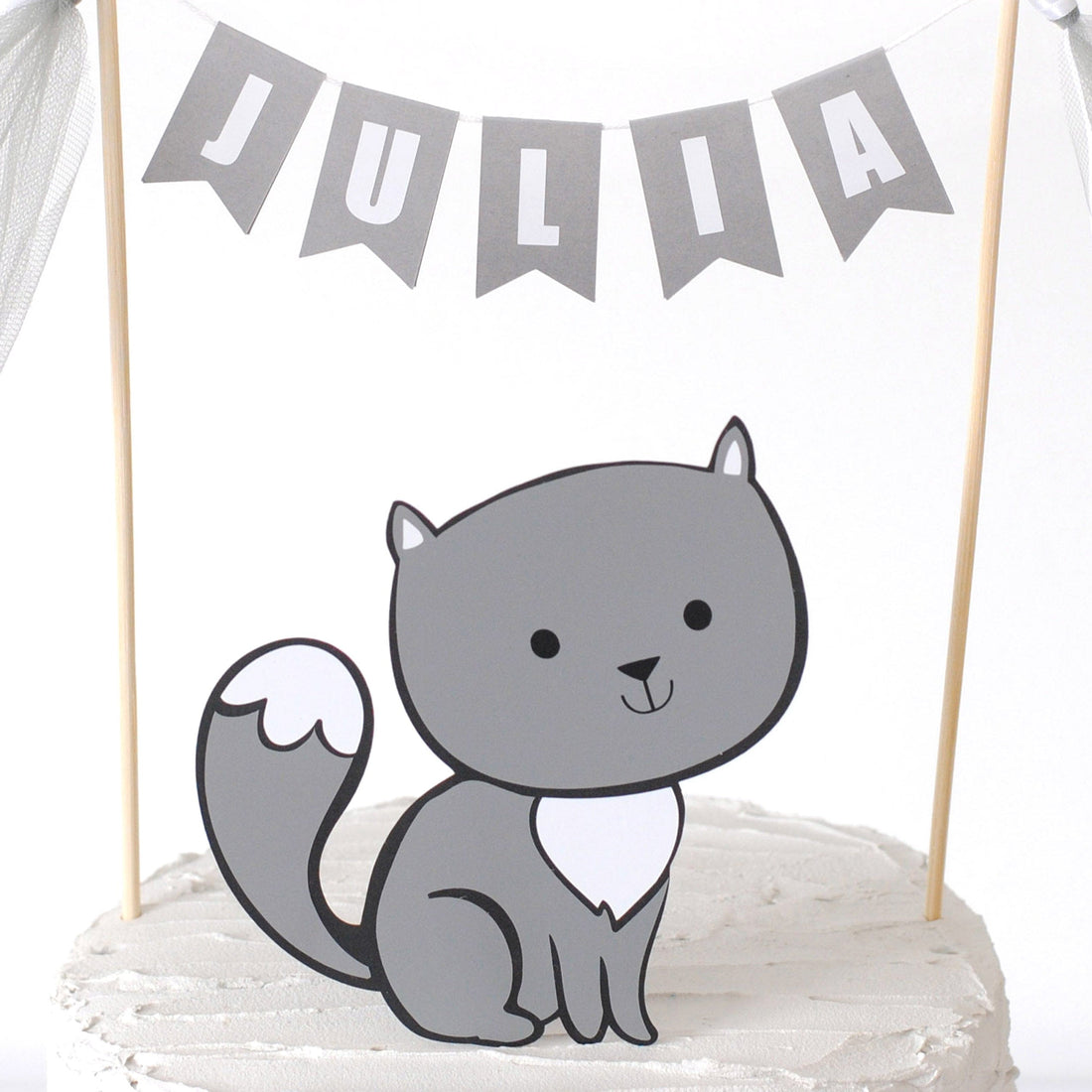 Cat Cake Topper | Cake Toppers by Avalon Sunshine