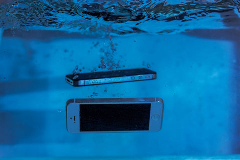 Black and White Smartphone Underwater